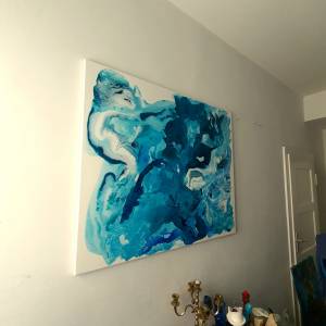Abstract Blue Sea